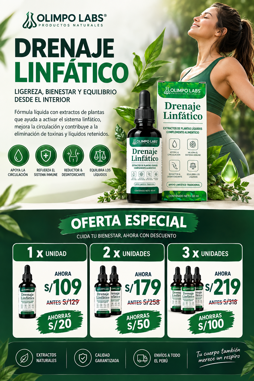 Nueva Fórmula de Máxima Potencia - Drenaje Linfático ®